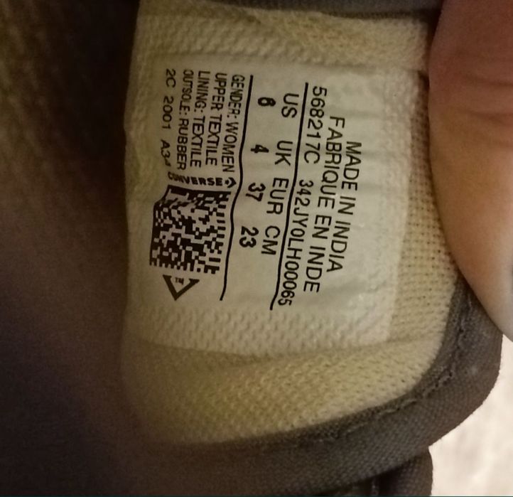 Красивые кеды балетки converse, оригинальные, новые, кроссовки Convers