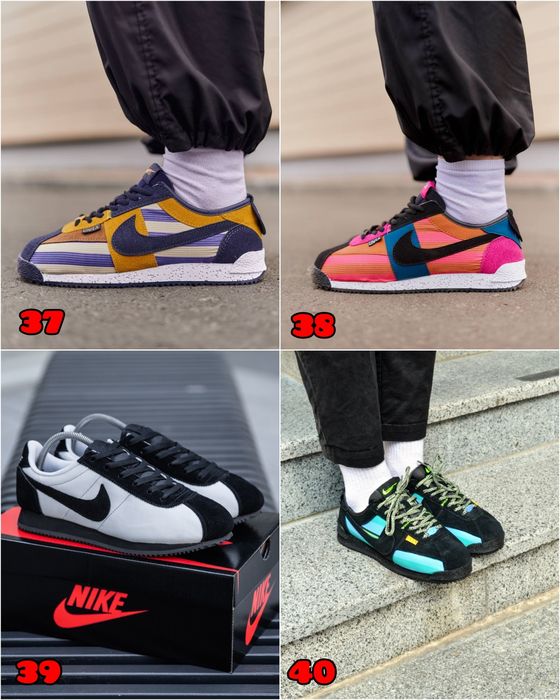 БЕЗ ПЕРЕДПЛАТИ‼️ Кросівки Nike Cortez / Унисекс, 36-46, ПРЕМІУМ
