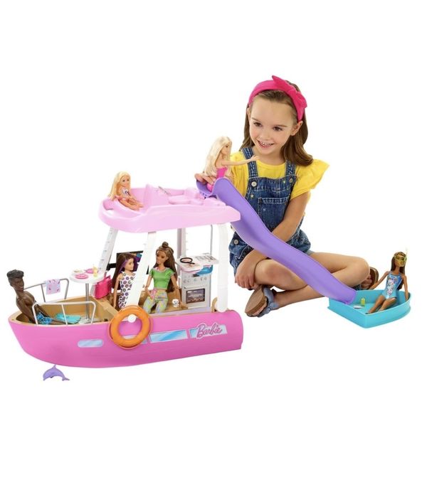 Човен мріїї Барбі з гіркою та басейном Barbie Dream Boat