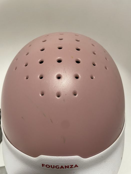 Kask jeździecki foguanza różowy