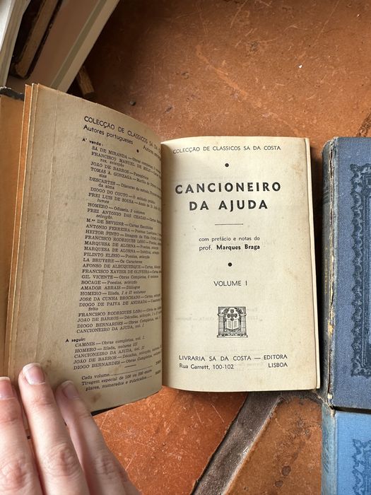 lote livros raros da Colecção de Clássicos Sá da Costa
