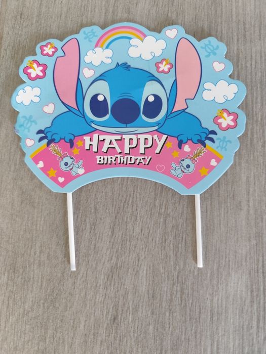Conjunto decoração de festa aniversário do Stitch
