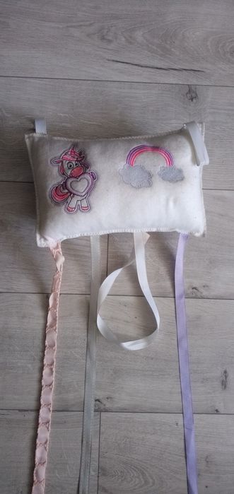 Organizer na gumki, spinki, opaski. Jednorożec