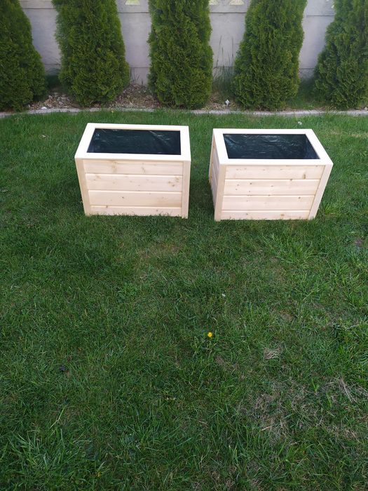 Doniczki donice na wymiar drewno