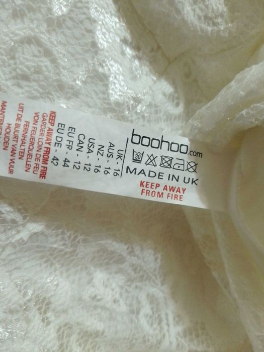 Боді мереживо 16 розмір Boohoo