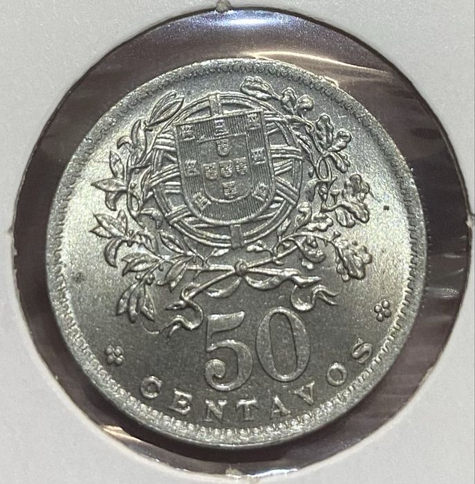 Moeda 1335 - 50 centavos 1956