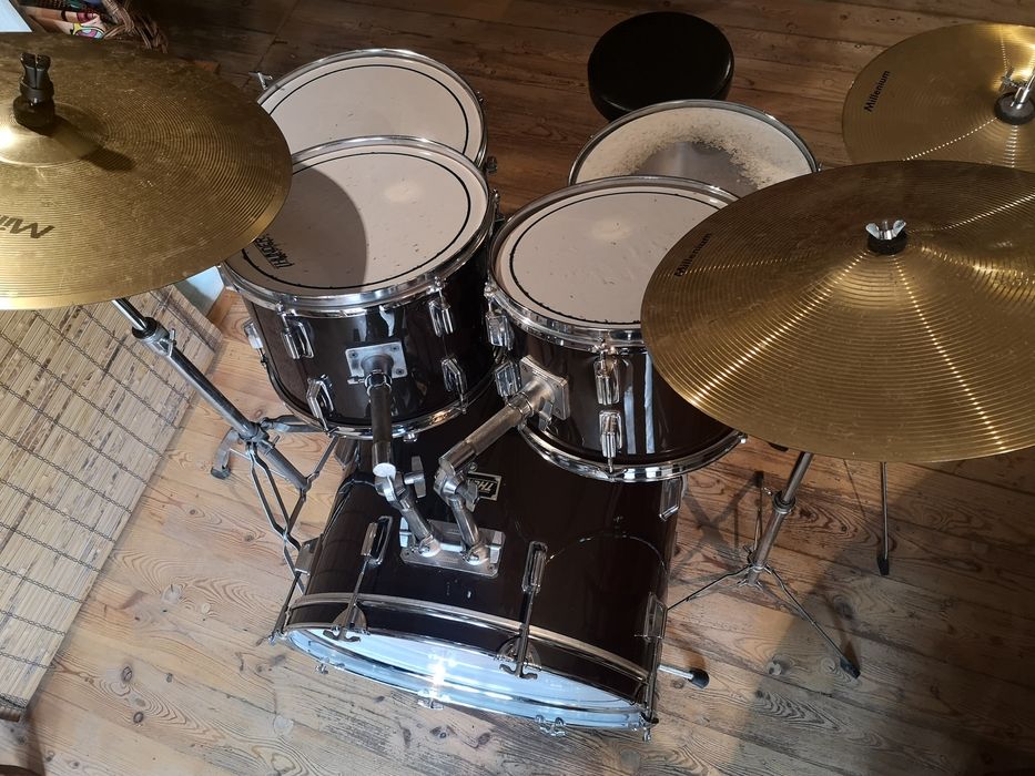 Perkusja jak Pearl, Thunder komplet gotowy do gry   z blachami