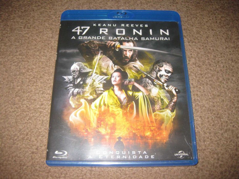 Blu-Ray "47 Ronin - A Grande Batalha Samurai" com Keanu Reeves