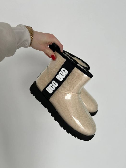 р36-39 Жіночі уггі Ugg Classic Clear Mini Boot  Black Blue Beige
