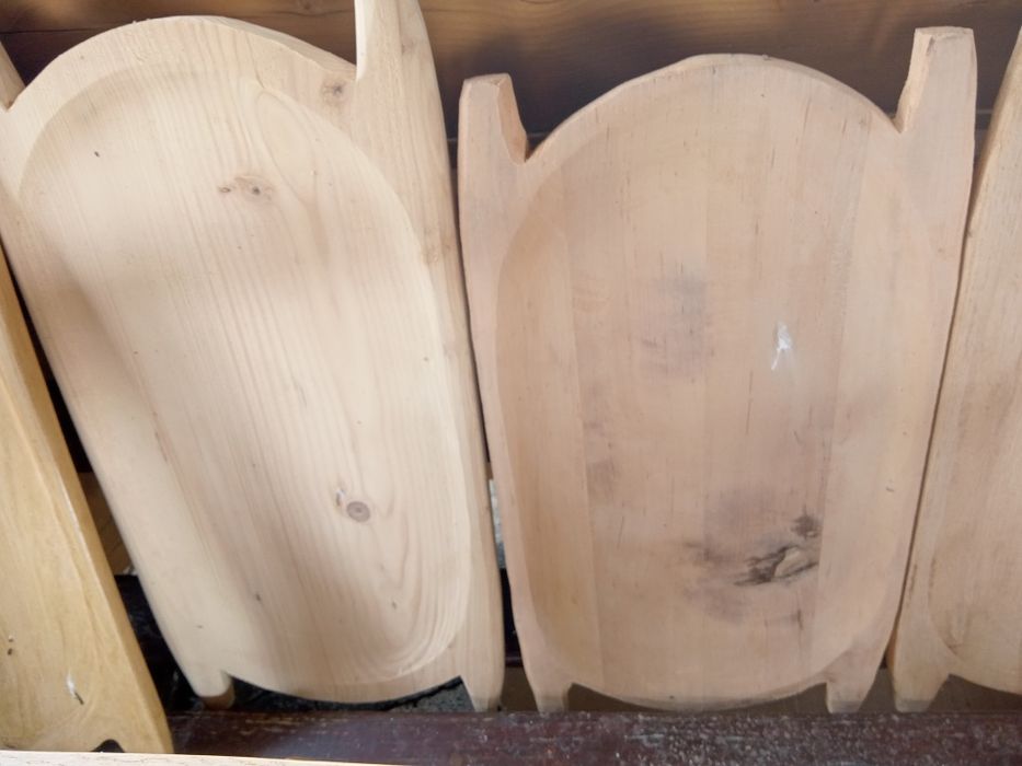 Koryta drewniane z litego drewna