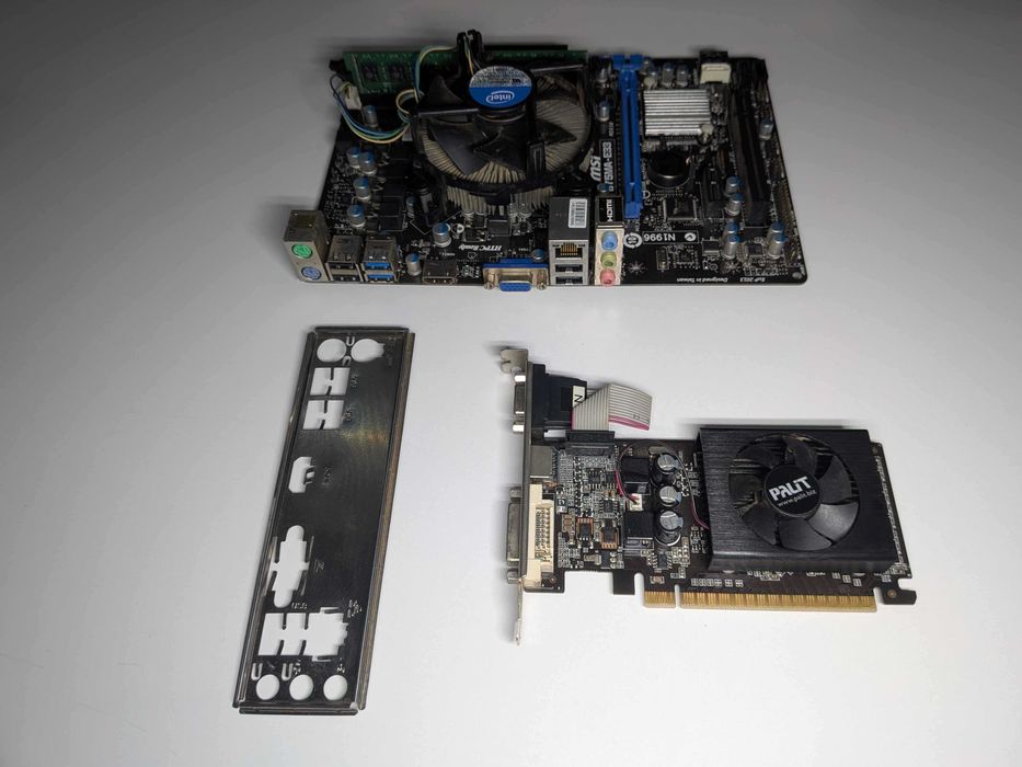 Zestaw MSI B75MA-E33 + i5-3470 + 8 GB RAM + GT 610 2 GB