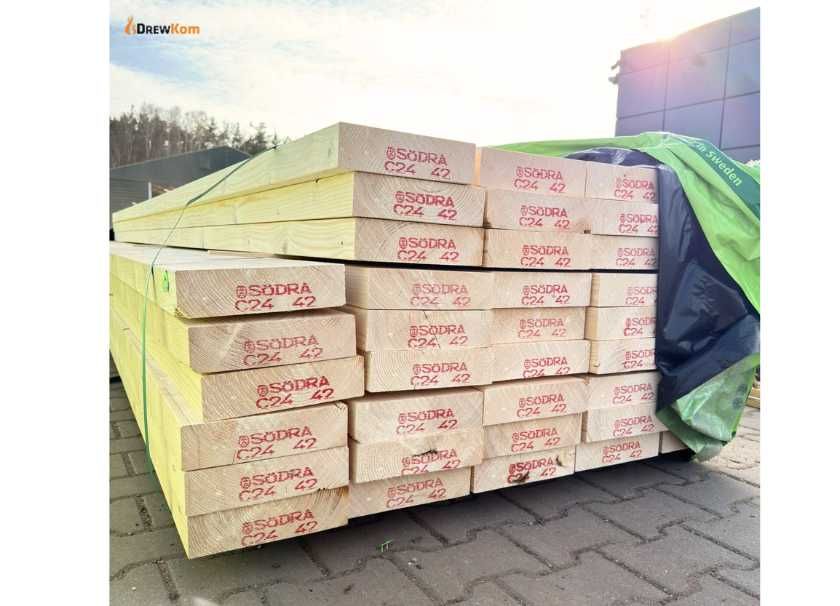 Kantówka C24 | Drewno konstrukcyjne C24  | Skandynawskie Södra