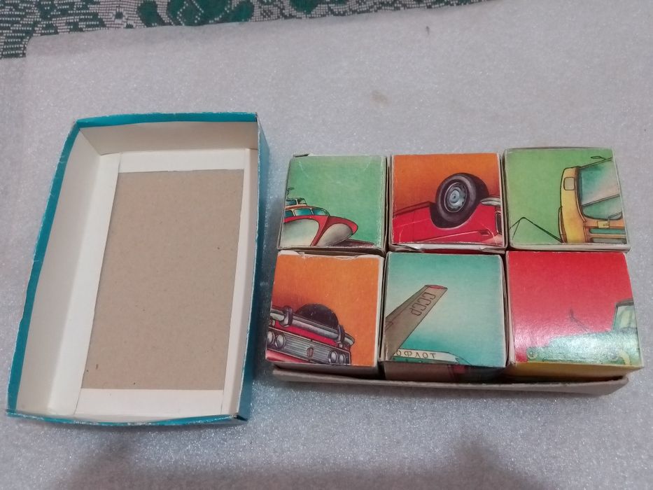 Кубики детские ссср.