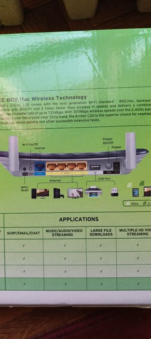Router wifi TP-Link Archer C20.