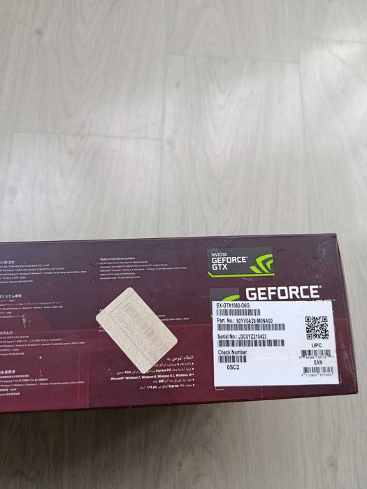 Відеокарта Asus GeForce GTX 1060 Expedition OC 6GB GDDR5