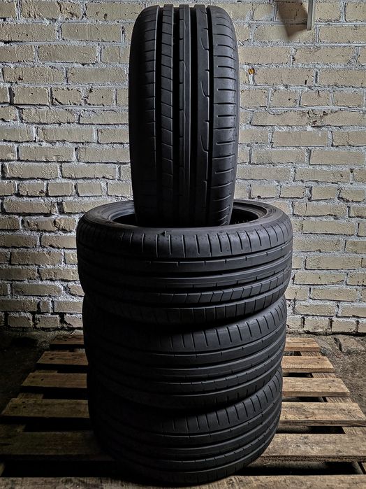 225/45r17 DUNLOP | 8/6mm | 2024 | Made in Germany | Комплект/4шт | Преміум шини | Ідеальний стан, без пошкоджень, без ремонтів, без дефектів