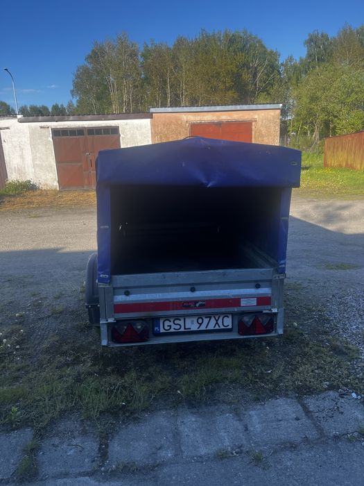 Przyczepka lekka z plandeka po