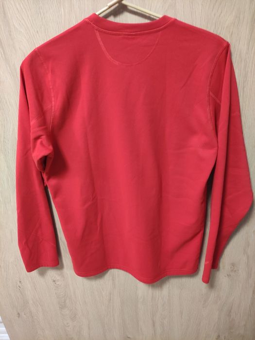 Czerwona bluza dresowa, polar unisex roz męskie S