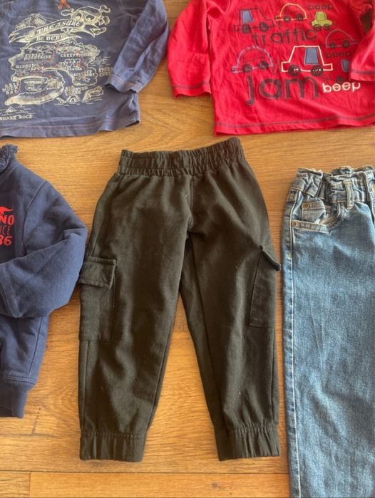 zestaw ubranek dla chłopca 86-98