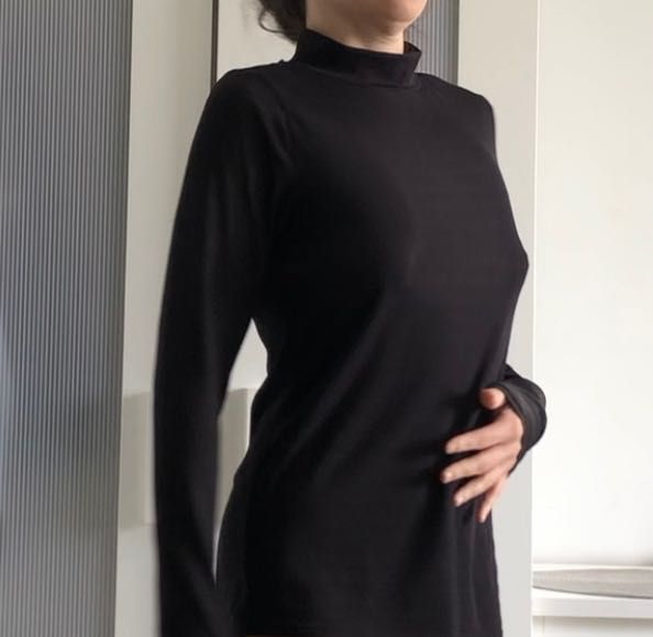 black turtleneck