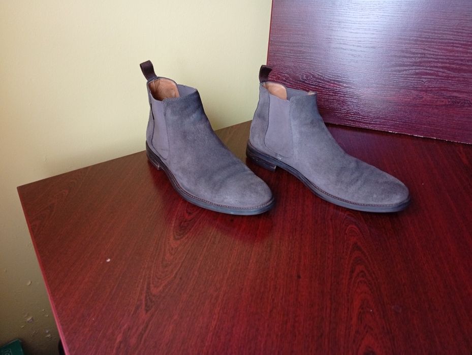 Russell Bromley Burlington męskie zamszowe botki