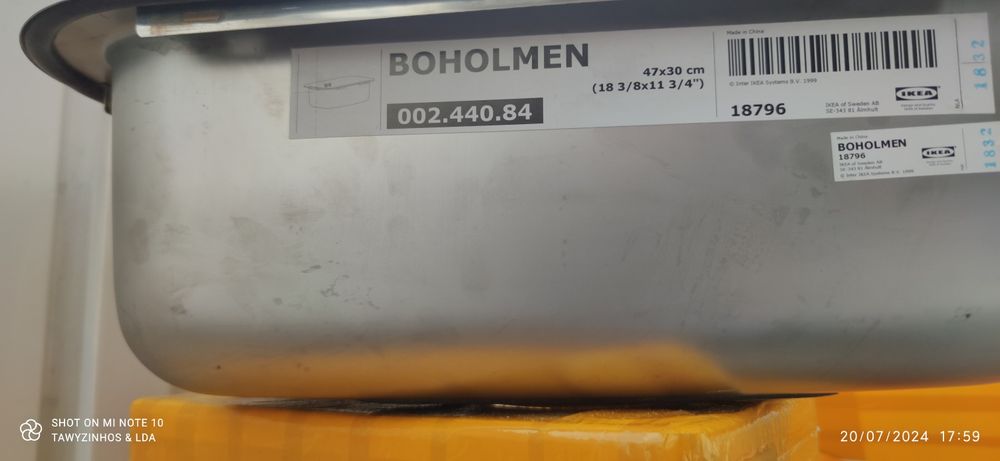 Pia em inox ***NOVA***