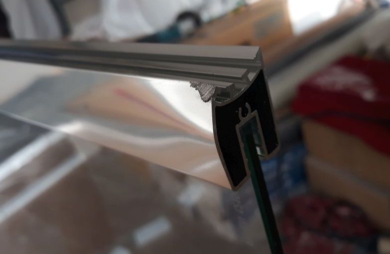 Nowa niemontowana szyba prysznic 90x195cm New Trendy New Soleo Walk-In