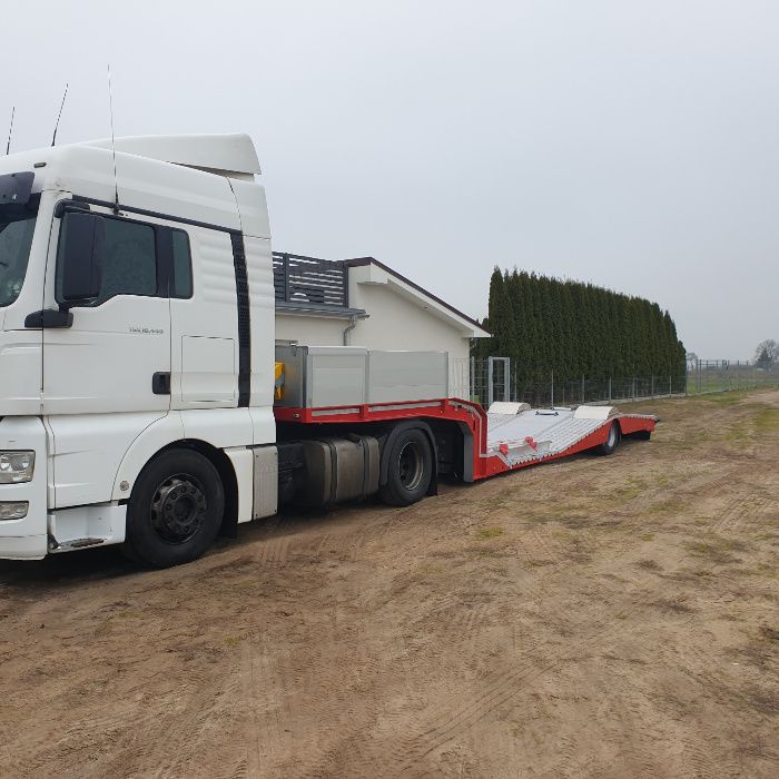 Holowanie Tir Naczepa Niskopodwoziowa  Pomoc Drogowa Słubice /Swiecko