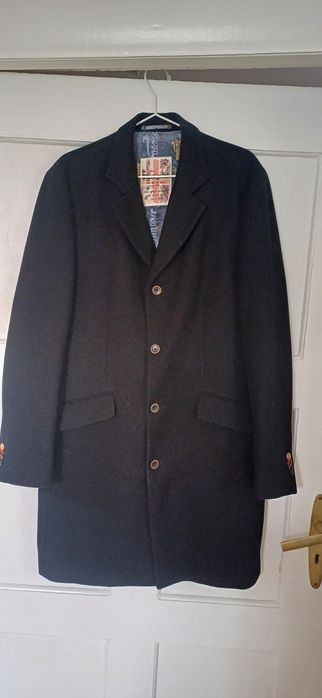 Okazja Płaszcz Desigual męski, wełna, stan idealny