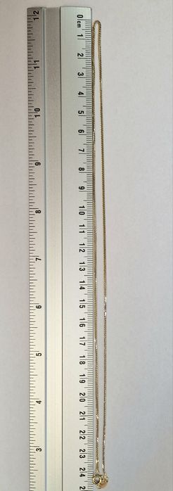 Piękny złoty łańcuszek Nowy PR 585 długość 50 cm