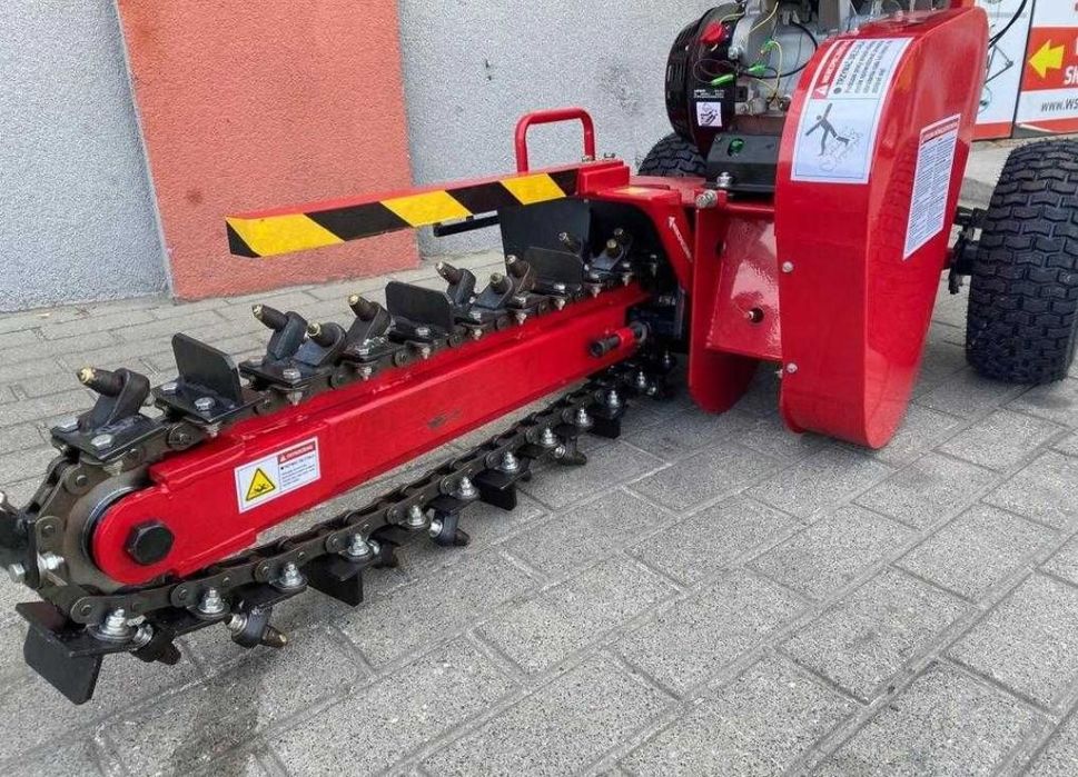 Koparka łańcuchowa 20/40/60 cm głębokość- wynajem