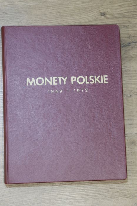 Klaser rocznikowy na monety polskie 1949-72 Fiszer z monetami