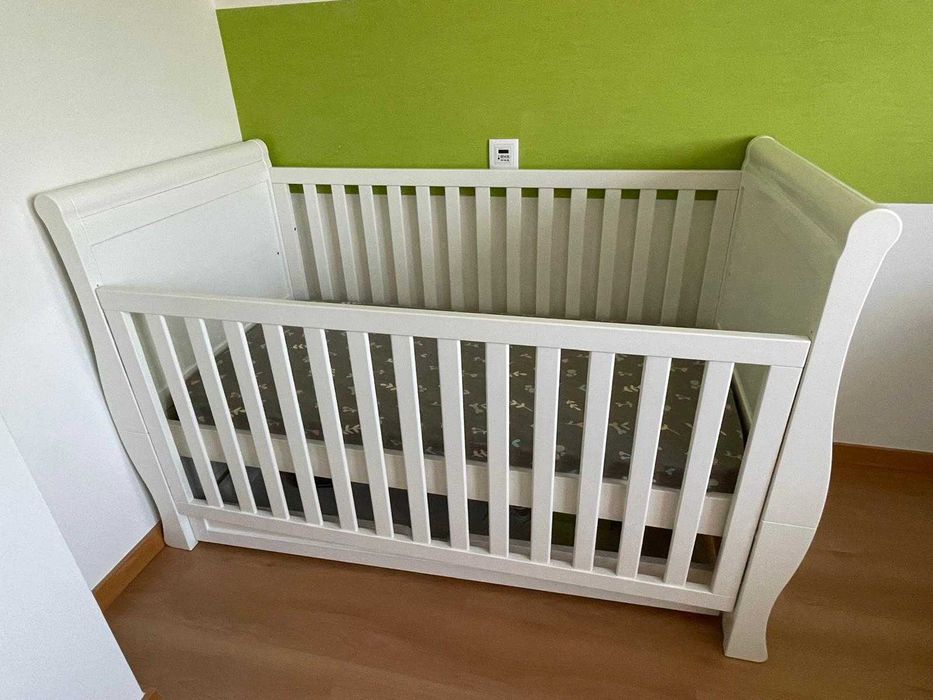 Berço Trama Stella Cot Branco 70x140