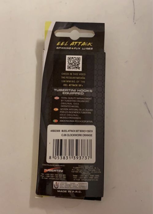 Amostras de pesca Eel Attack Seika