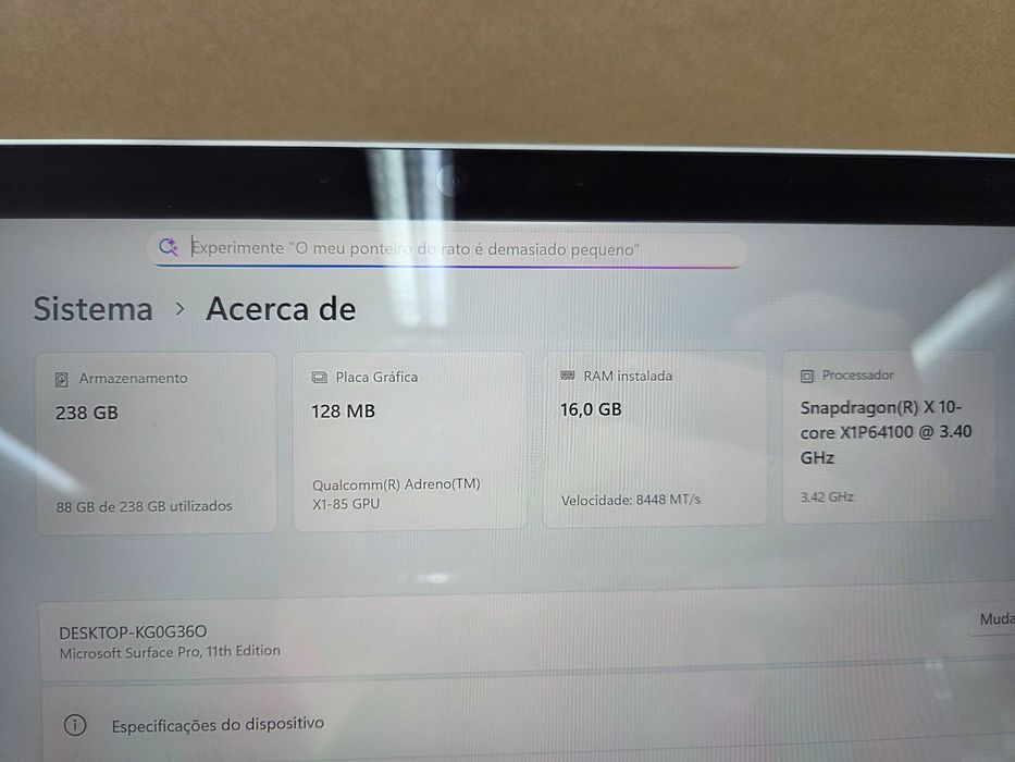 Surface Pro11 WiFi||PC-Plus|C10/16GB/256GB|PT ES460498513586432002