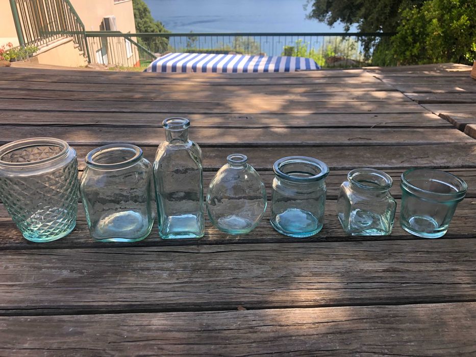 Lote de vidros para decoração de eventos