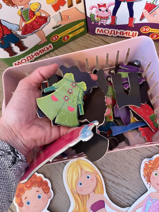 Магнітна гра ляльки+одяг