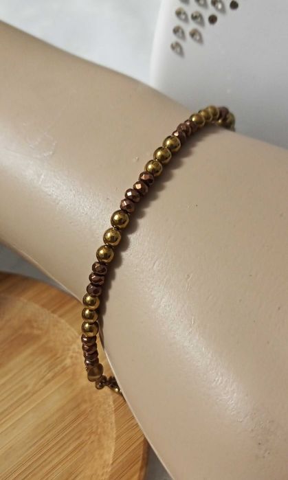 Bransoletka Metaliczna Przeplatana.