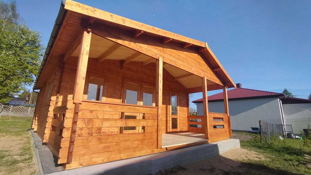 Domek drewniany altana ogrodowa domek letniskowy Adam 3