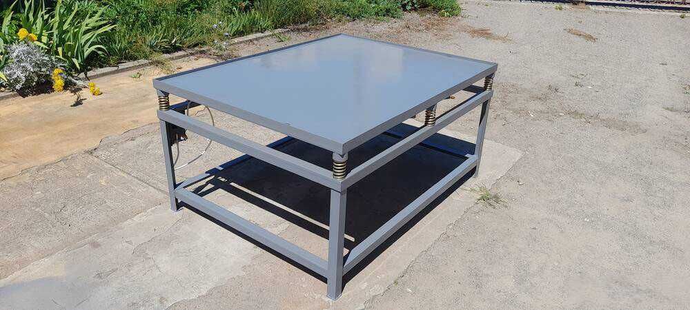 Вибростол, вібростіл, производство, для тротуарной плитки, паркану