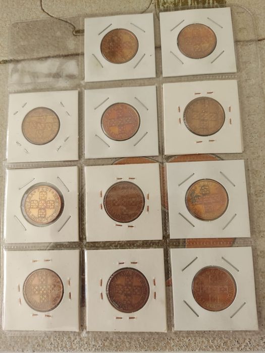 Moedas antigas escudo portugues