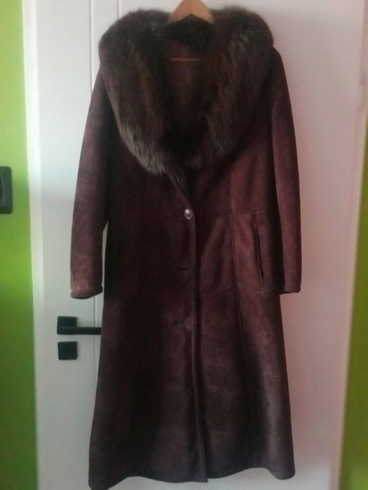 Kożuch damski ze skóry naturalnej