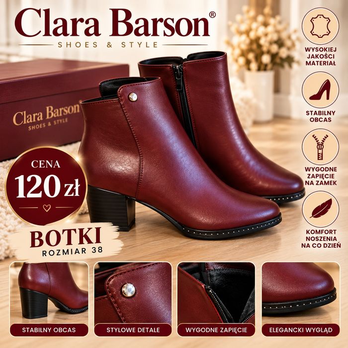 Botki nowe Clara Barson