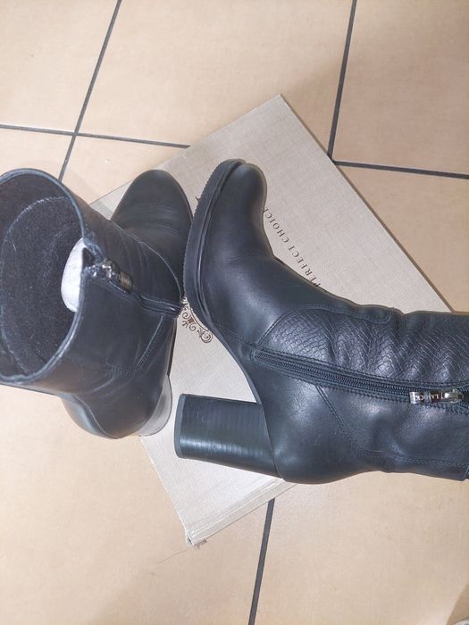 Botki lasocki 38r.skóra