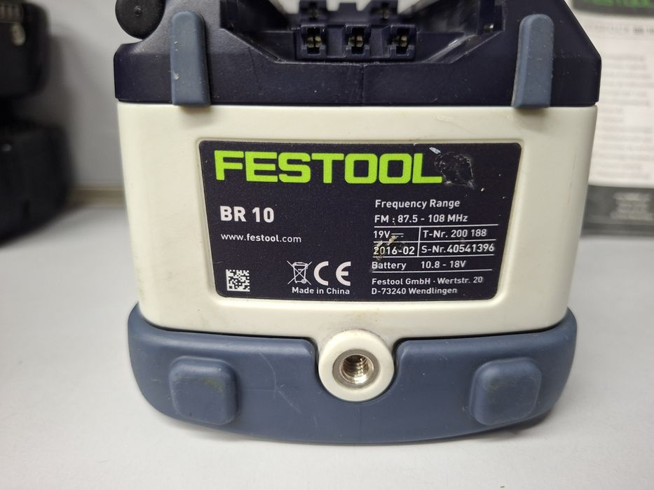 Festool BR 10  акумуляторна будівельна блютус колонка фестул