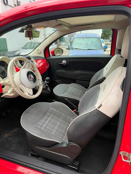 Fiat 500 lounge usado em bom estado