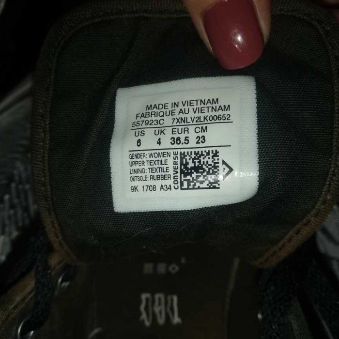 Sapatilhas Converse All Star Lantejolas  nº36,5