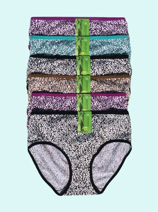 Majtki Damskie zestaw 6 par Bambus rozmiar XXL/XXXL