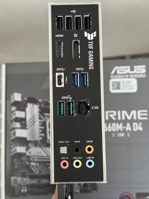 Материнська плата ASUS TUF Gaming B560M-Plus (LGA1200, mATX)