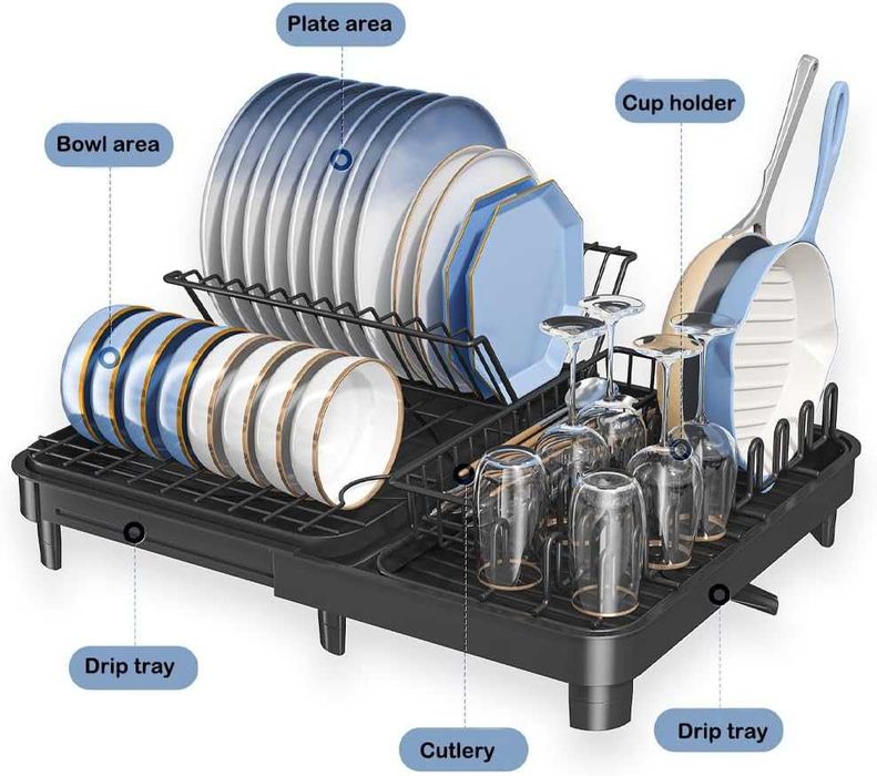 Escorredor lava-louças expansível c/ drenagem 42x29x 14cm ENVIO GRÁTIS